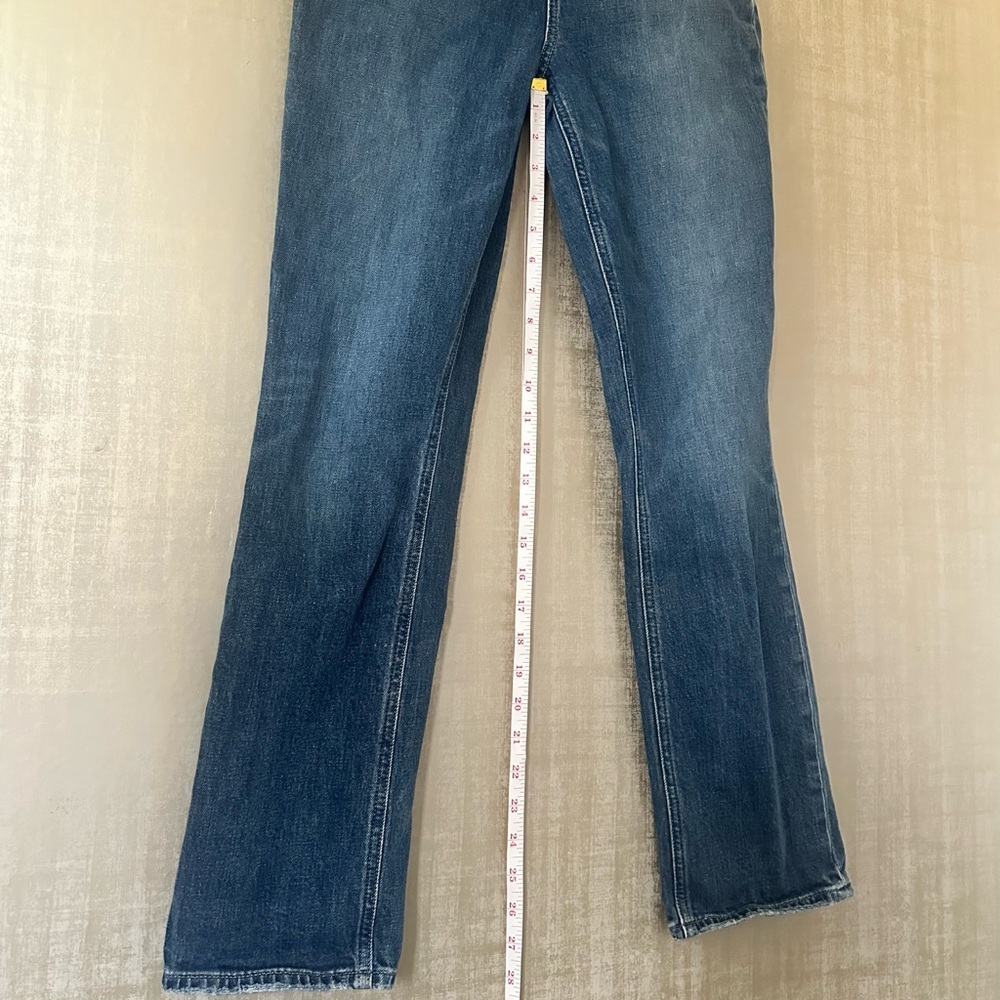 PAIGE High Rise Dark Blue Women's Jeans - Picture 10 of 11